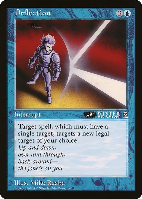(英)偏向 / Deflection【PRM】 アリーナプロモ 3rd Place 【Oversized Card】 BIG-PRM-039 ※トーナメントで使用することはできません。