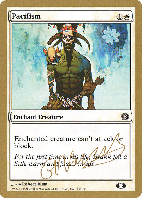 (英)平和な心 / Pacifism【WC04】 World Championship Decks 2004 Gabriel Nassif サイドボード 金枠 No.010