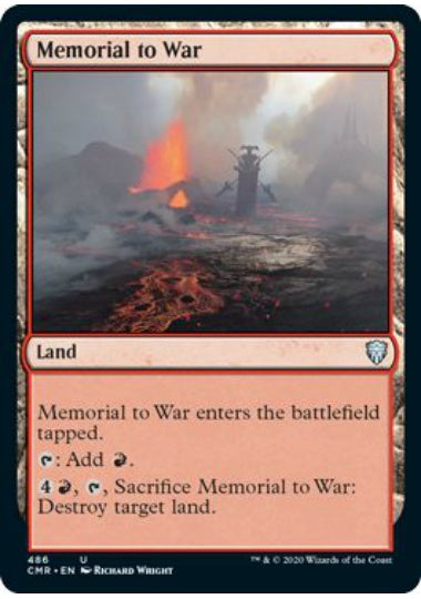 (英)闘争の記念像 / Memorial to War【CMR】 統率者デッキ収録 No.486