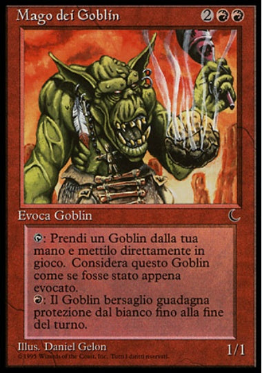 (イタリア語)Mago dei Goblin / Goblin Wizard【DRK】 No.069