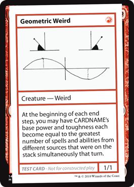 (英)Geometric Weird【MB1-TEST】 後期版 No.069