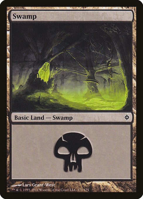 (英)【Foil】沼 / Swamp【NPH】 No.171
