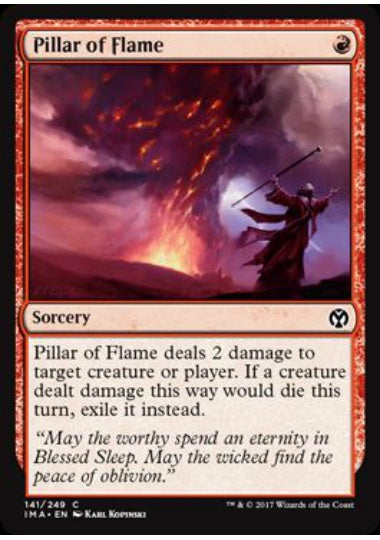 (英)【Foil】火柱 / Pillar of Flame【IMA】 No.141