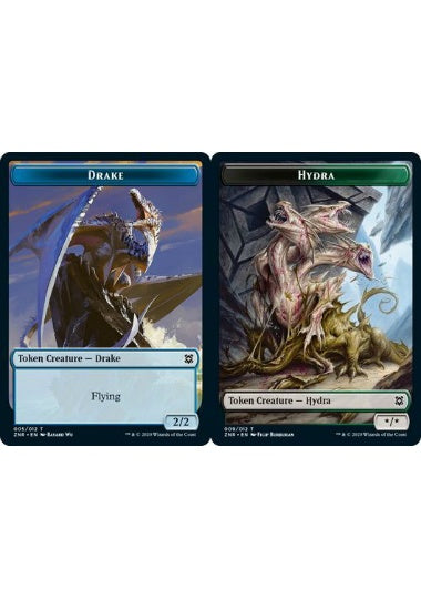 (英)【Foil】ドレイクトークン / Drake TokenNo.005 - ハイドラトークン / Hydra Token【ZNR-TOKEN】 No.009