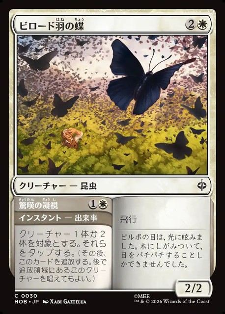 【予約商品】(日)ビロード羽の蝶 - 驚嘆の凝視 / Velvetwing Butterflies - Gaze in Wonder【HOB】 No.030