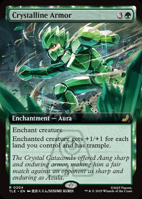 (英)【Foil】結晶の鎧 / Crystalline Armor ★拡張枠★ 【TLE】 No.204