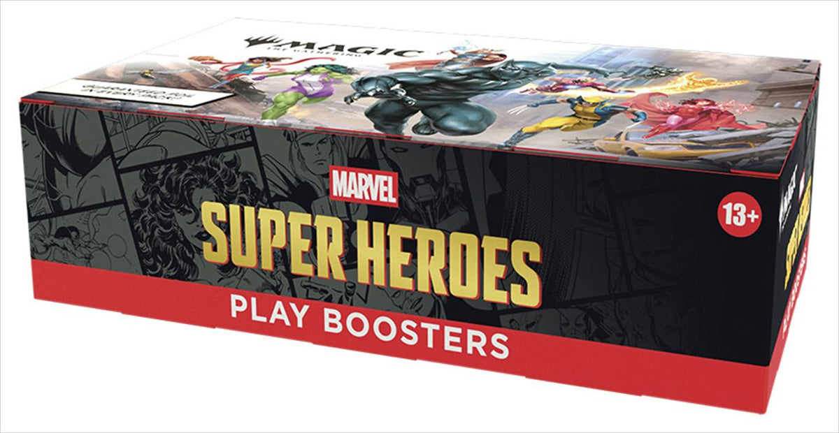 【予約商品】(英)『マジック：ザ・ギャザリング | マーベル スーパー・ヒーローズ』 プレイ・ブースターボックス / Magic: The Gathering | Marvel Super Heroes Play Booster Box【BOX】 ※発送方法は「ゆうパック」を選択してください。