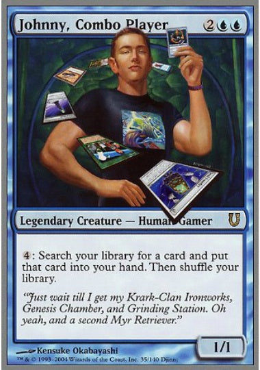 (英)【Foil】Johnny, Combo Player 【UNH】 No.035