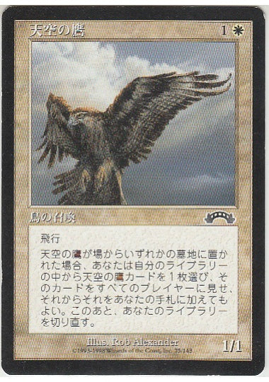 (日)天空の鷹 / Welkin Hawk【EXO】 No.025