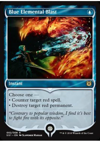 (英)青霊破 / Blue Elemental Blast【SS1】 No.002