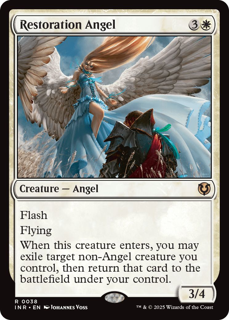 (英)【Foil】修復の天使 / Restoration Angel【INR】 No.038