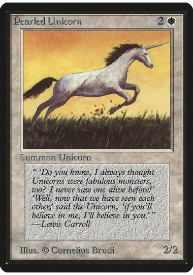 (英)真珠色の一角獣 / Pearled Unicorn【BETA】 No.031
