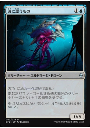 (日)波に漂うもの / Tide Drifter【BFZ】 No.067