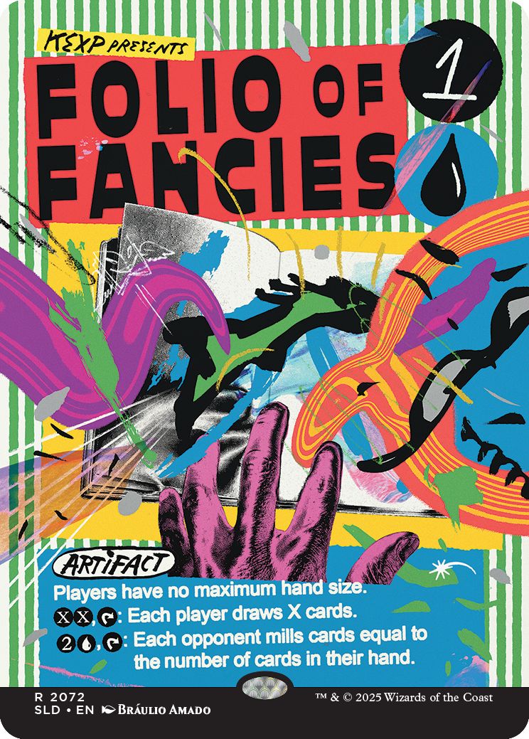 (英)【Foil】空想の書物 / Folio of Fancies【SLD】Secret Lair x KEXP: You Are Not Alone No.2072