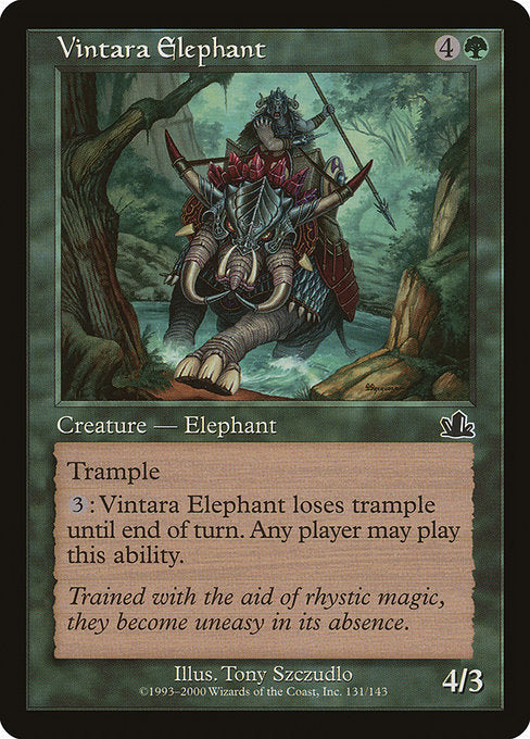 (英)【Foil】ヴィンタラの象 / Vintara Elephant【PCY】 No.131