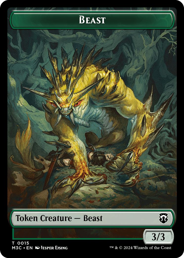 (英)ビーストトークン / Beast Token No.015 - 昆虫トークン / Insect Token【M3C-TOKEN】 No.025