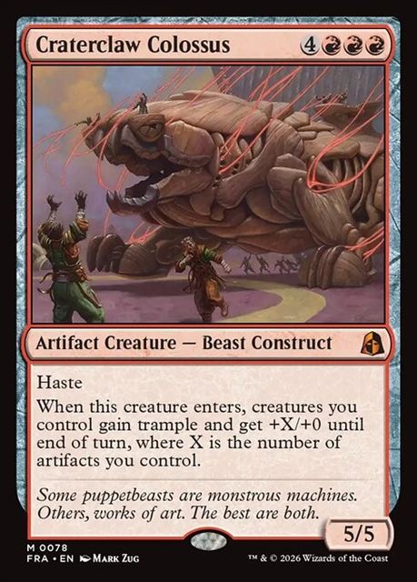 【予約商品】(英)孔爪の巨像 / Craterclaw Colossus【FRA】 No.078