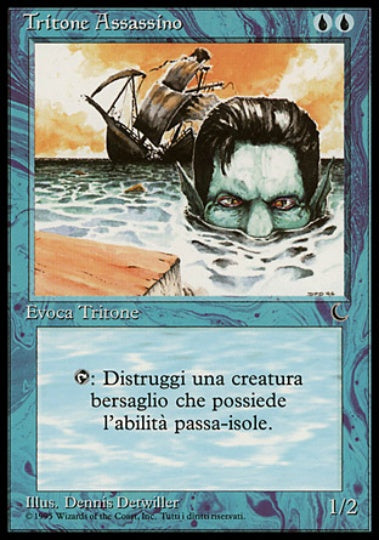 (イタリア語)Tritone Assassino / Merfolk Assassin【DRK】 No.032