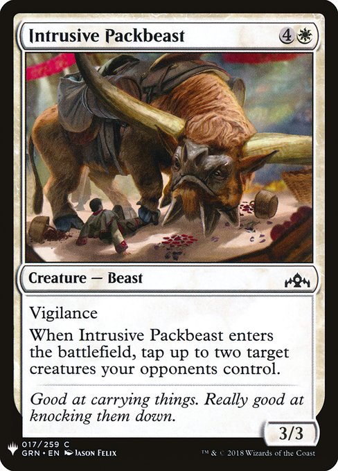 (英)押し入る荷役獣 / Intrusive Packbeast【MB1】 No.0141
