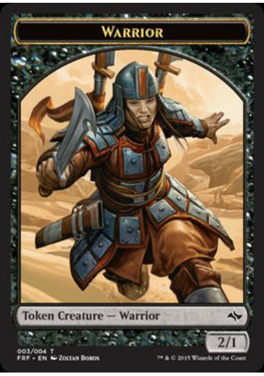 (英)戦士トークン / Warrior Token【FRF-TOKEN】 No.003