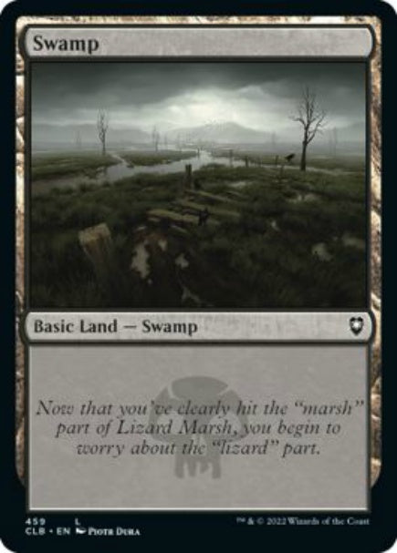 (英)【Foil】沼 / Swamp【CLB】 No.459