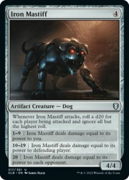 (英)【Foil】鉄の猛犬 / Iron Mastiff【CLB】 No.317