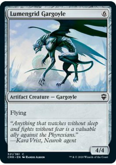 (英)【Foil】ルーメングリッドのガーゴイル / Lumengrid Gargoyle【CMR】 No.321