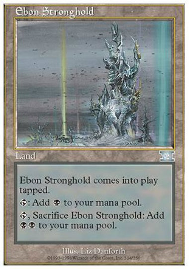 (英)漆黒の要塞 / Ebon Stronghold【6ED】 No.324