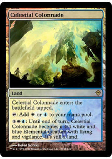 (英)【Foil】天界の列柱 / Celestial Colonnade【PRM】Box購入プロモ No.001