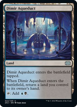 (英)【Foil】ディミーアの水路 / Dimir Aqueduct【2X2】 No.322
