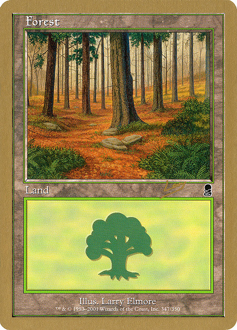 (英)森 / Forest【WC02】 World Championship Decks 2002 Raphael Levy 金枠 No.132