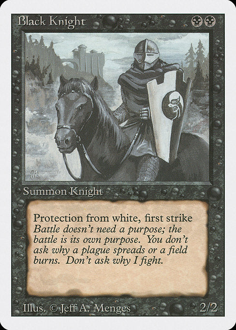 (英)黒騎士 / Black Knight【3ED】 No.095