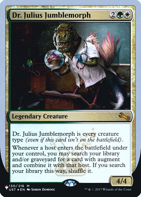(英)【Foil】Dr. Julius Jumblemorph【UNF-LST】 No.046
