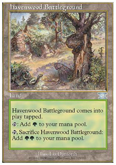 (英)ヘイヴンウッドの古戦場 / Havenwood Battleground【6ED】 No.325