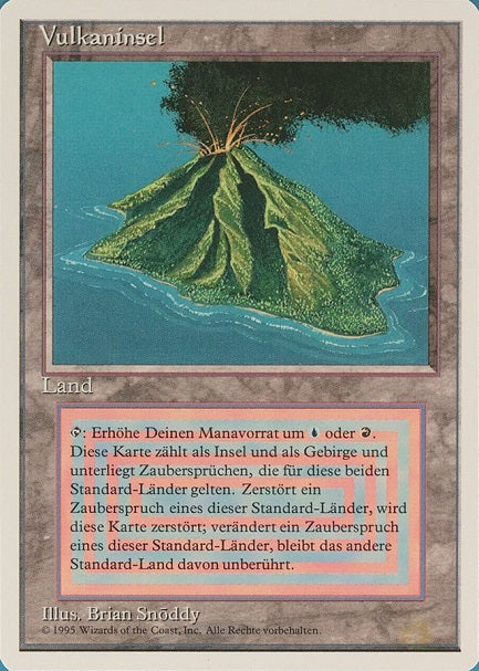 (ドイツ語)Vulkaninsel / Volcanic Island【3ED】 白枠 No.291