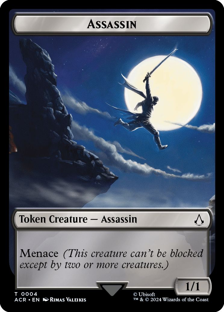 (英)暗殺者トークン / Assassin Token【ACR-TOKEN】 No.004