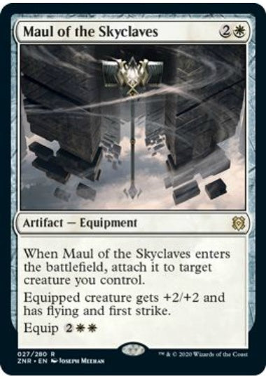 (英)【Foil】スカイクレイブの大鎚 / Maul of the Skyclaves【ZNR】 No.027