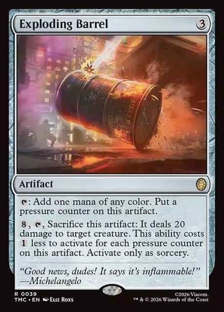 (英)【Surge-Foil】爆発寸前のドラム缶 / Exploding Barrel【TMC】 No.039