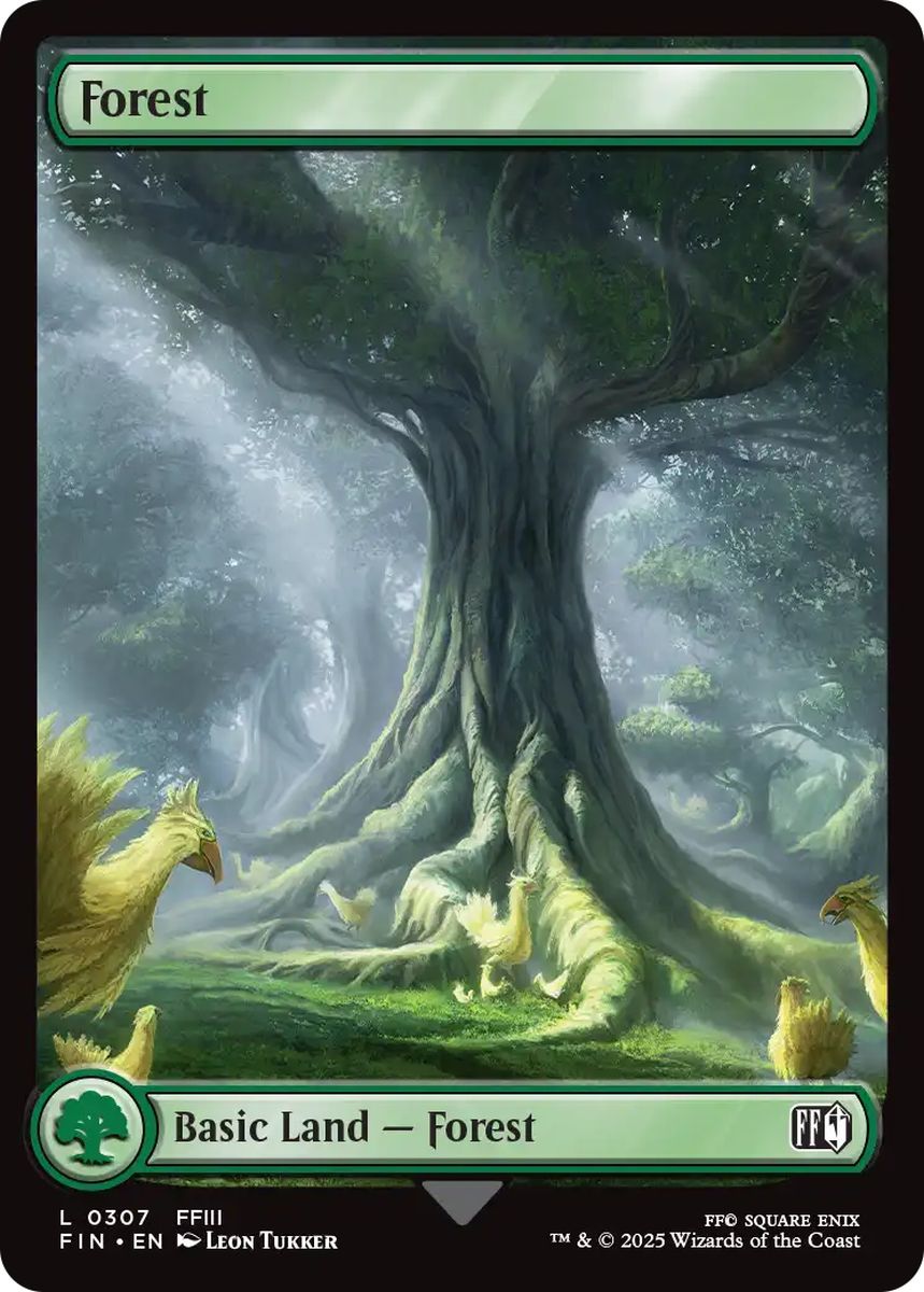 (英)【Foil】森 / Forest【FIN】フルアート版 No.307
