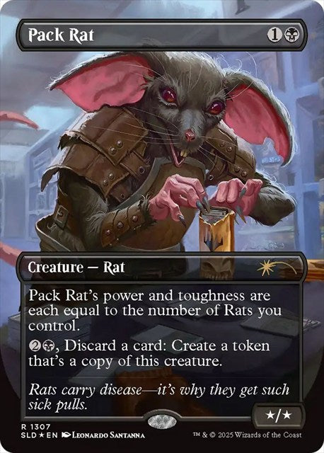 (英)【Foil】群れネズミ / Pack Rat【SLD】 MagicCon: the Gathering No.1307