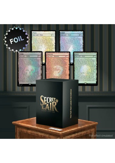 (英)The Full-Text Lands Foil Edition 【BOX】 ※発送方法は「ゆうパック」を選択してください。