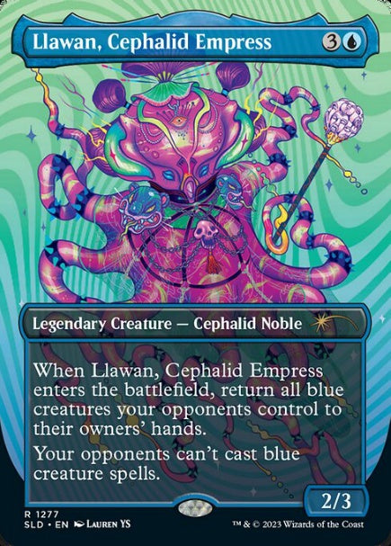 (英)【Foil】セファリッドの女帝ラワン / Llawan, Cephalid Empress【SLD】Cool Ocean Breeze No.1277