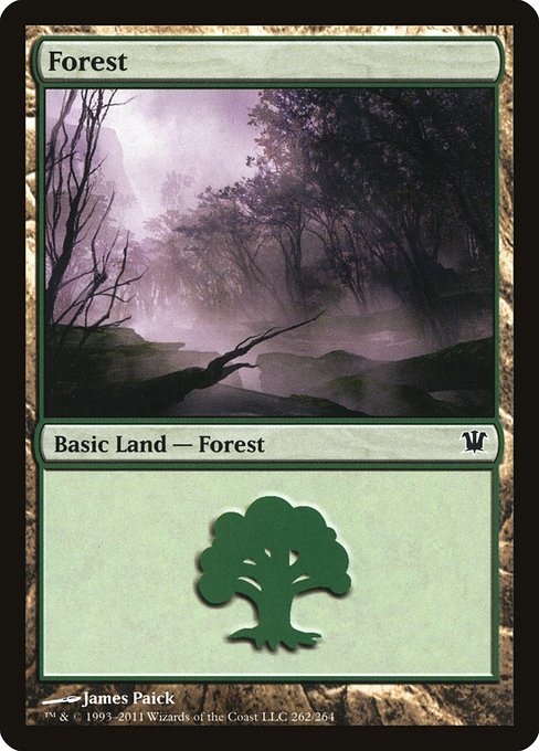 (英)【Foil】森 / Forest【ISD】 No.262