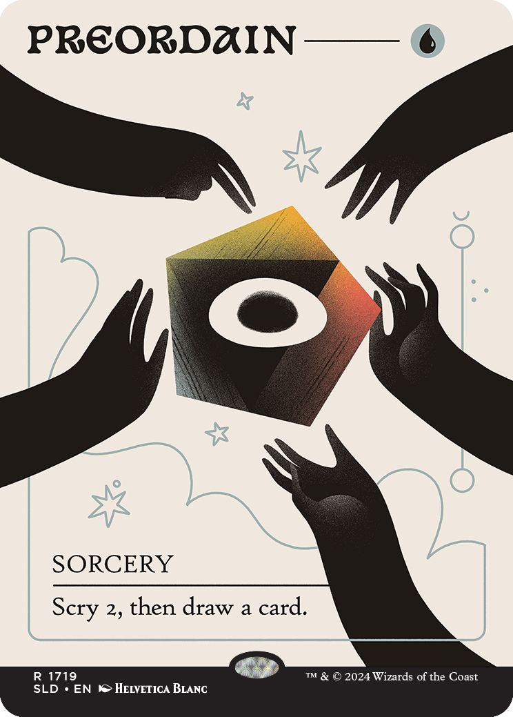 (英)【Foil】定業 / Preordain【SLD】Tome of the Astral Sorceress No.1719