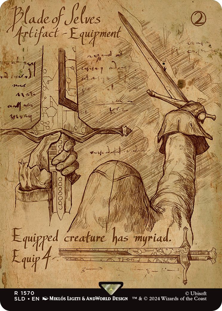 (英)我々の刃 / Blade of Selves【SLD】 Secret Lair x Assassin's Creed: Da Vinci's Designs No.1570