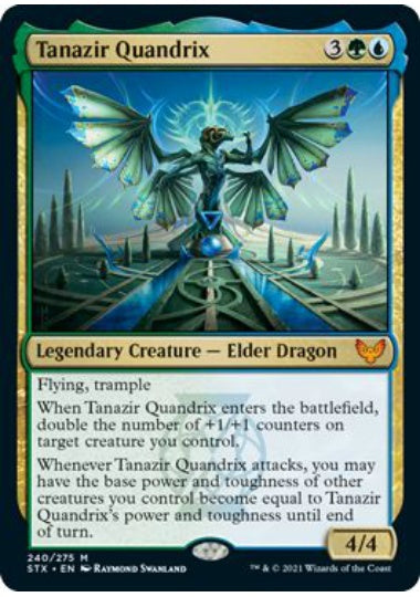 (英)【Foil】ターナジール・クアンドリクス / Tanazir Quandrix【STX】 No.240