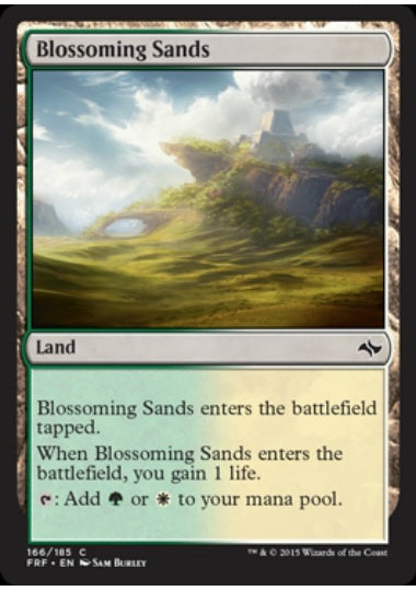 (英)【Foil】花咲く砂地 / Blossoming Sands【FRF】 No.166