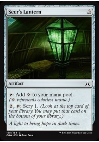 (英)【Foil】予見者のランタン / Seer's Lantern【OGW】 No.165