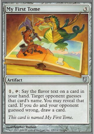 (英)【Foil】My First Tome 【UNH】 No.125