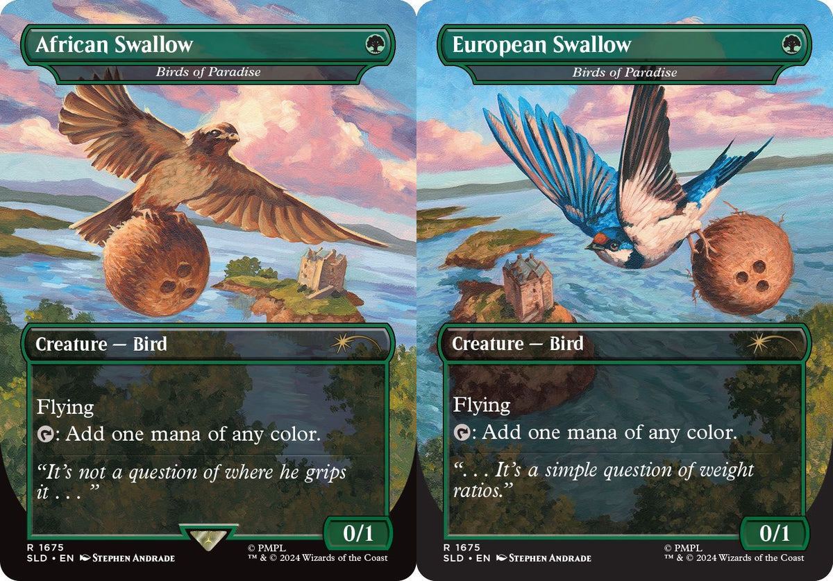 (英)African Swallow - European Swallow[極楽鳥 / Birds of Paradise]【SLD】 Secret Lair x Monty Python and the Holy Grail: Vol. 1 No.1675